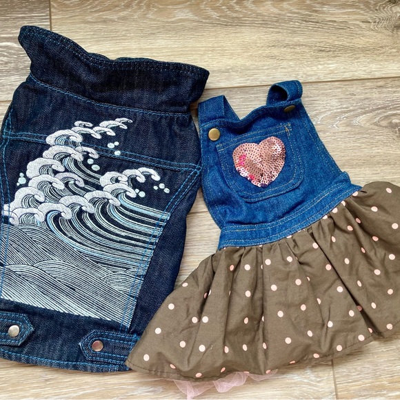 Dog Jean Dress - Picture 9 of 9